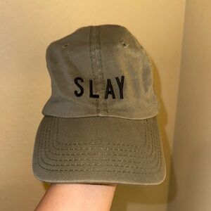 OTTO Olive Green 'SLAY' Hat